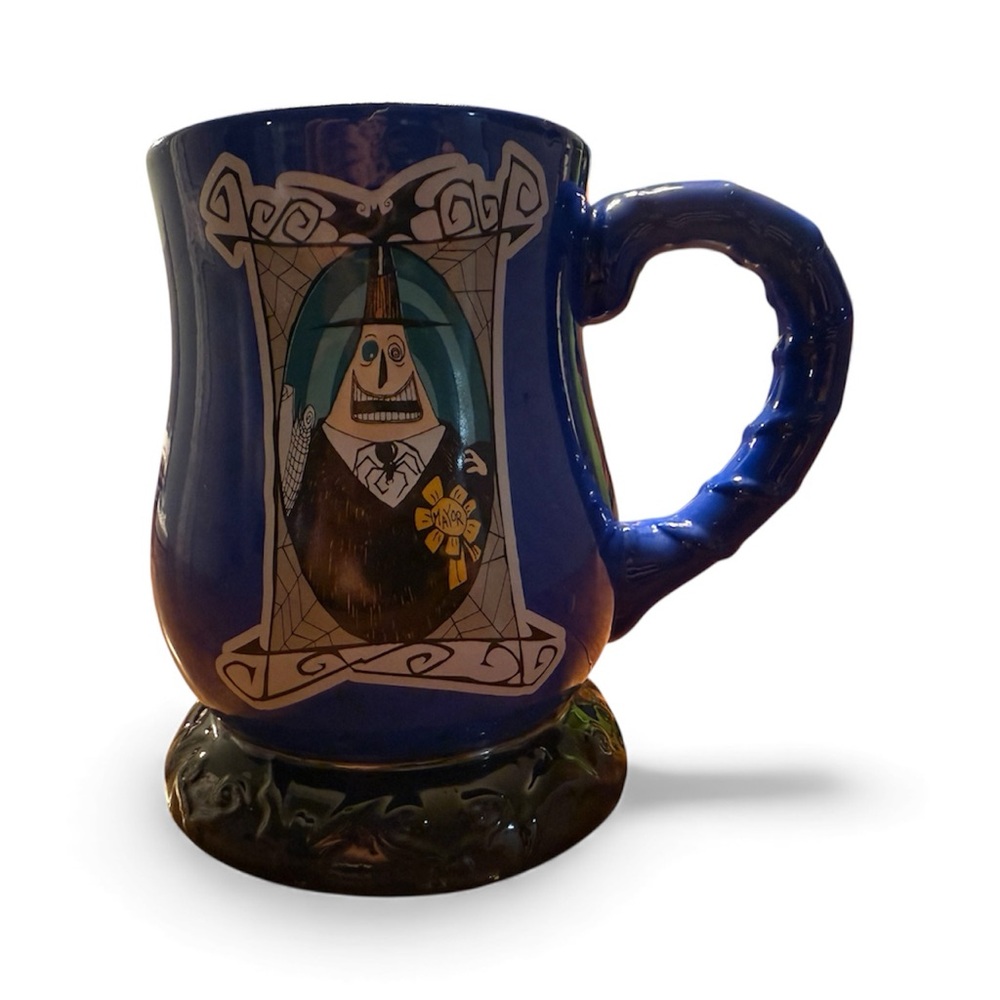 Nightmare Before Christmas Blue Ceramic Mug